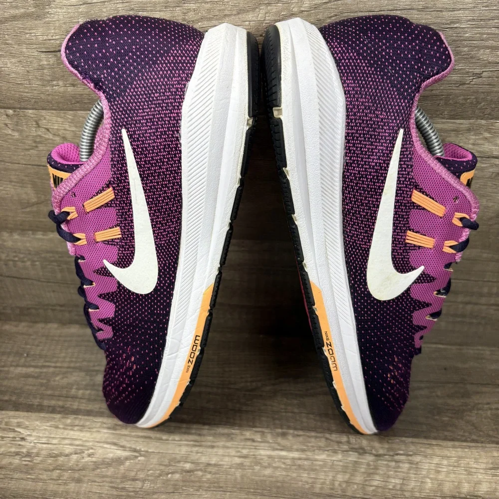 Nike Zoom Structure 20 Pink Purple Womens US Size 9.5 849577-501 Running Shoes
